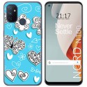 Funda Gel Tpu para Oneplus Nord N100 diseño Mariposas Dibujos