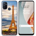 Funda Gel Tpu para Oneplus Nord N100 diseño Paris Dibujos