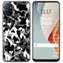 Funda Gel Tpu para Oneplus Nord N100 diseño Snow Camuflaje Dibujos