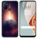 Funda Gel Tpu para Oneplus Nord N100 diseño Tierra Dibujos