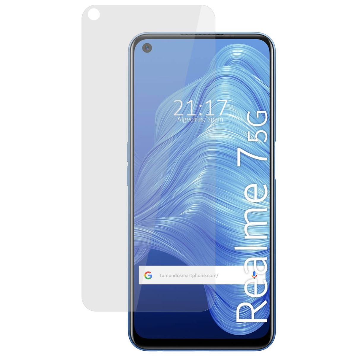 Protector Cristal Templado para Realme 7 5G Vidrio