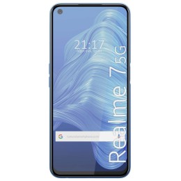 Protector Cristal Templado Completo 5D Full Glue Negro para Realme 7 5G Vidrio 2