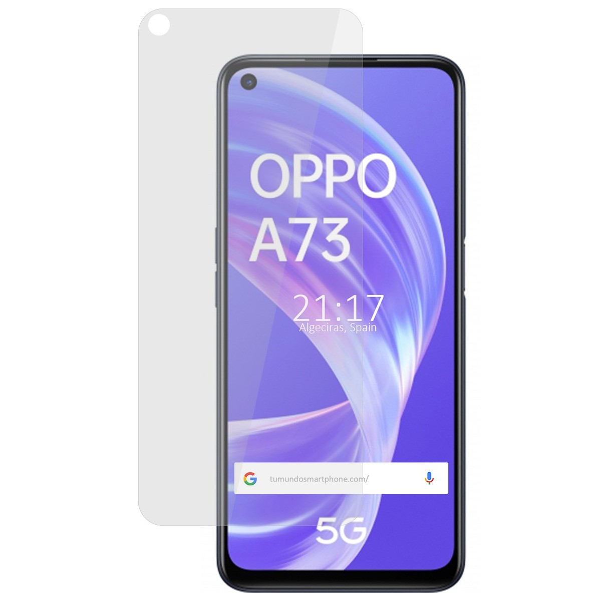Protector Cristal Templado para Oppo A73 5G Vidrio