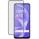 Protector Cristal Templado Completo 5D Full Glue Negro para Oppo A73 5G Vidrio