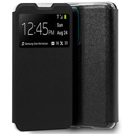 Funda Libro Soporte con Ventana para Realme 7 5G Color Negra