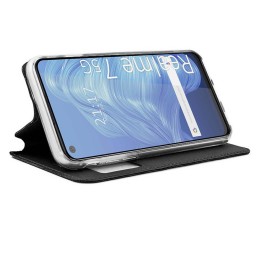 Funda Libro Soporte con Ventana para Realme 7 5G Color Negra 2