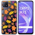Funda Gel Transparente para Oppo A73 5G diseño Otoño Dibujos