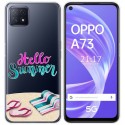 Funda Gel Transparente para Oppo A73 5G diseño Summer Dibujos