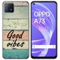 Funda Gel Tpu para Oppo A73 5G diseño Madera 01 Dibujos