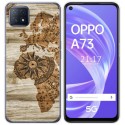 Funda Gel Tpu para Oppo A73 5G diseño Madera 07 Dibujos