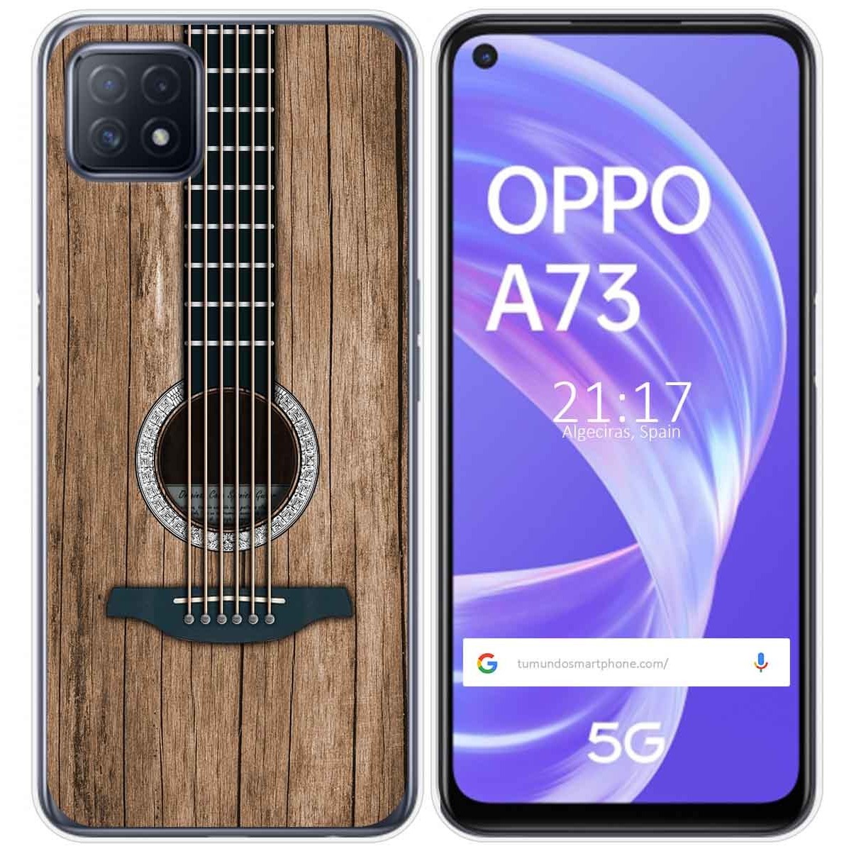 Funda Gel Tpu para Oppo A73 5G diseño Madera 11 Dibujos