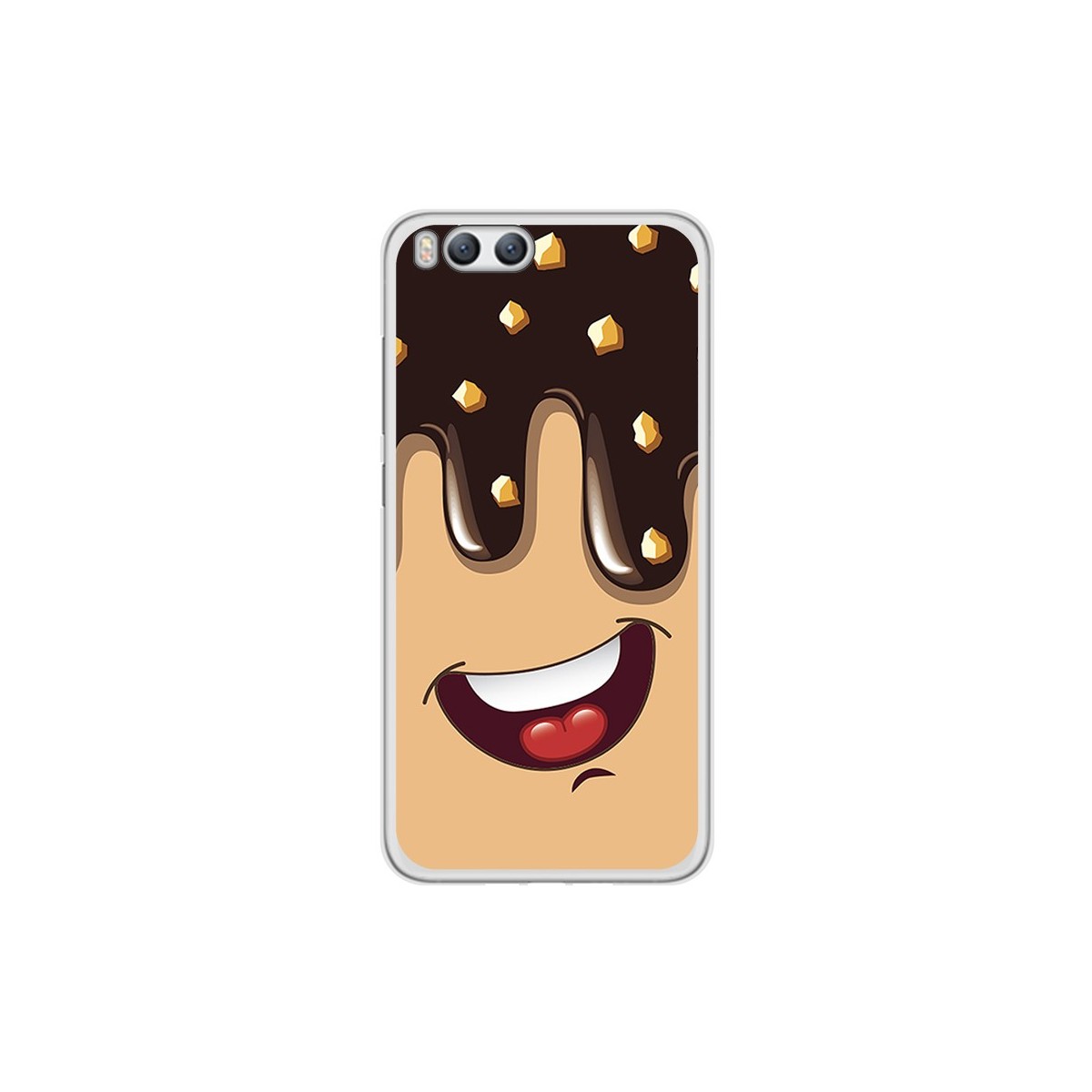 Funda Gel Tpu para Xiaomi Mi6 Diseño Helado Chocolate Dibujos