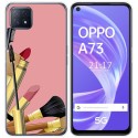 Funda Gel Tpu para Oppo A73 5G diseño Brochas Dibujos