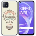 Funda Gel Tpu para Oppo A73 5G diseño Creativity Dibujos