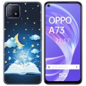 Funda Gel Tpu para Oppo A73 5G diseño Libro Cuentos Dibujos