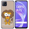 Funda Gel Tpu para Oppo A73 5G diseño Leon Dibujos