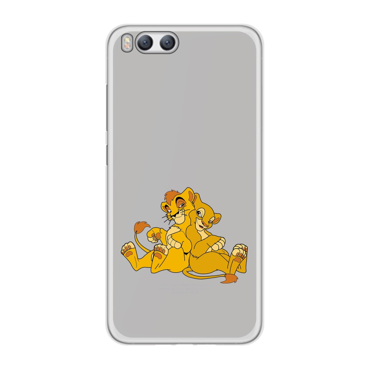 Funda Gel Tpu para Xiaomi Mi6 Diseño Leones Dibujos