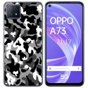 Funda Gel Tpu para Oppo A73 5G diseño Snow Camuflaje Dibujos