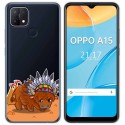 Funda Gel Transparente para Oppo A15 diseño Bufalo Dibujos