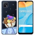 Funda Gel Transparente para Oppo A15 diseño Cabra Dibujos