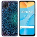 Funda Gel Transparente para Oppo A15 diseño Mandala Dibujos