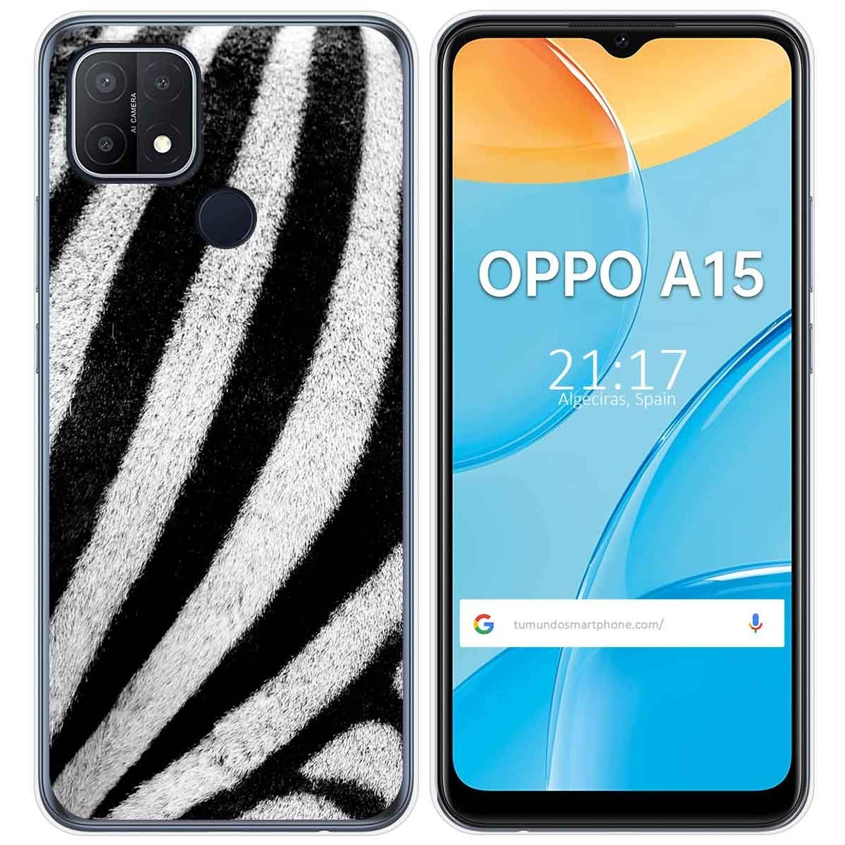 Funda Gel Tpu para Oppo A15 diseño Animal 02 Dibujos