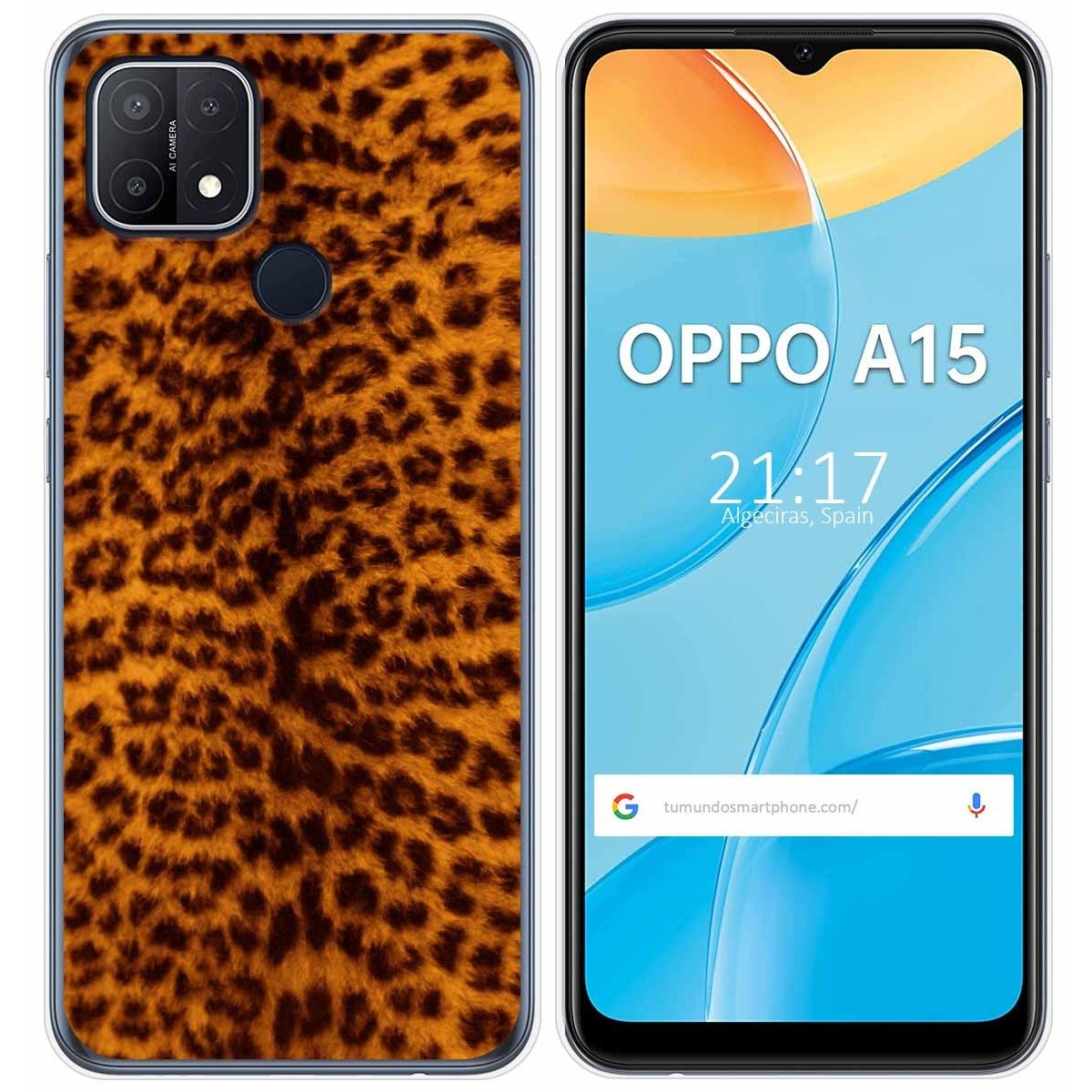 Funda Gel Tpu para Oppo A15 diseño Animal 03 Dibujos