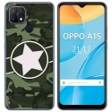 Funda Gel Tpu para Oppo A15 diseño Camuflaje 01 Dibujos