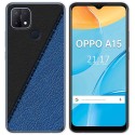 Funda Gel Tpu para Oppo A15 diseño Cuero 02 Dibujos