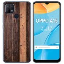 Funda Gel Tpu para Oppo A15 diseño Madera 05 Dibujos