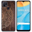 Funda Gel Tpu para Oppo A15 diseño Madera 06 Dibujos