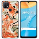 Funda Gel Tpu para Oppo A15 diseño Mármol 12 Dibujos