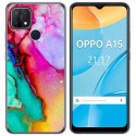 Funda Gel Tpu para Oppo A15 diseño Mármol 15 Dibujos