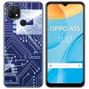 Funda Gel Tpu para Oppo A15 diseño Circuito Dibujos