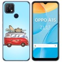 Funda Gel Tpu para Oppo A15 diseño Furgoneta Dibujos