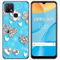 Funda Gel Tpu para Oppo A15 diseño Mariposas Dibujos