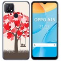 Funda Gel Tpu para Oppo A15 diseño Pajaritos Dibujos