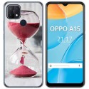Funda Gel Tpu para Oppo A15 diseño Reloj Dibujos