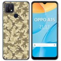 Funda Gel Tpu para Oppo A15 diseño Sand Camuflaje Dibujos