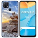 Funda Gel Tpu para Oppo A15 diseño Sunset Dibujos