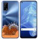 Funda Gel Transparente para Realme 7 5G diseño Bufalo Dibujos