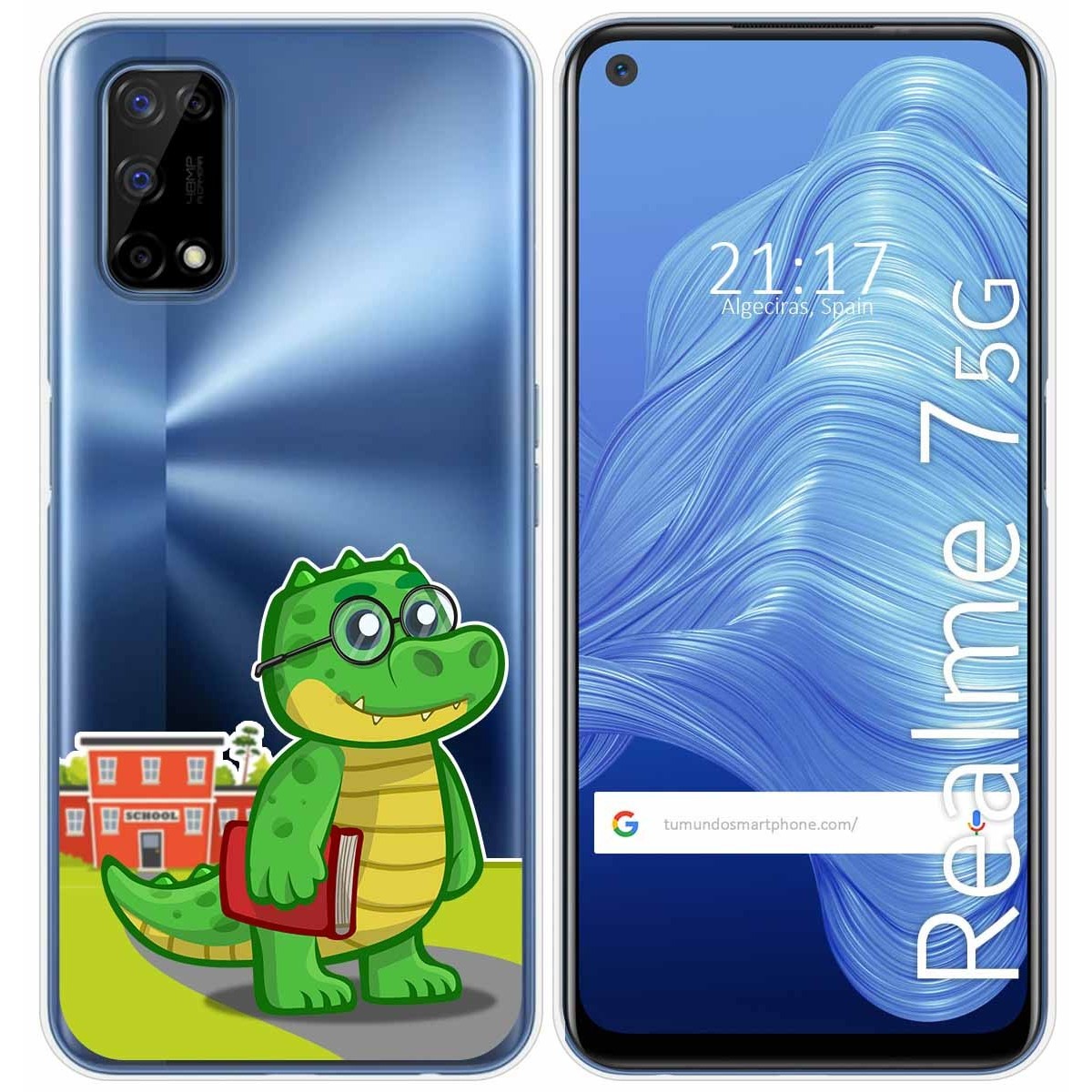Funda Gel Transparente para Realme 7 5G diseño Coco Dibujos