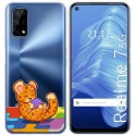 Funda Gel Transparente para Realme 7 5G diseño Leopardo Dibujos