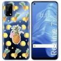 Funda Gel Transparente para Realme 7 5G diseño Piña Dibujos