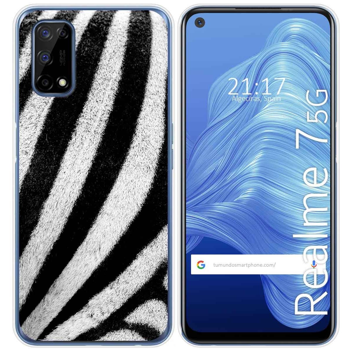 Funda Gel Tpu para Realme 7 5G diseño Animal 02 Dibujos