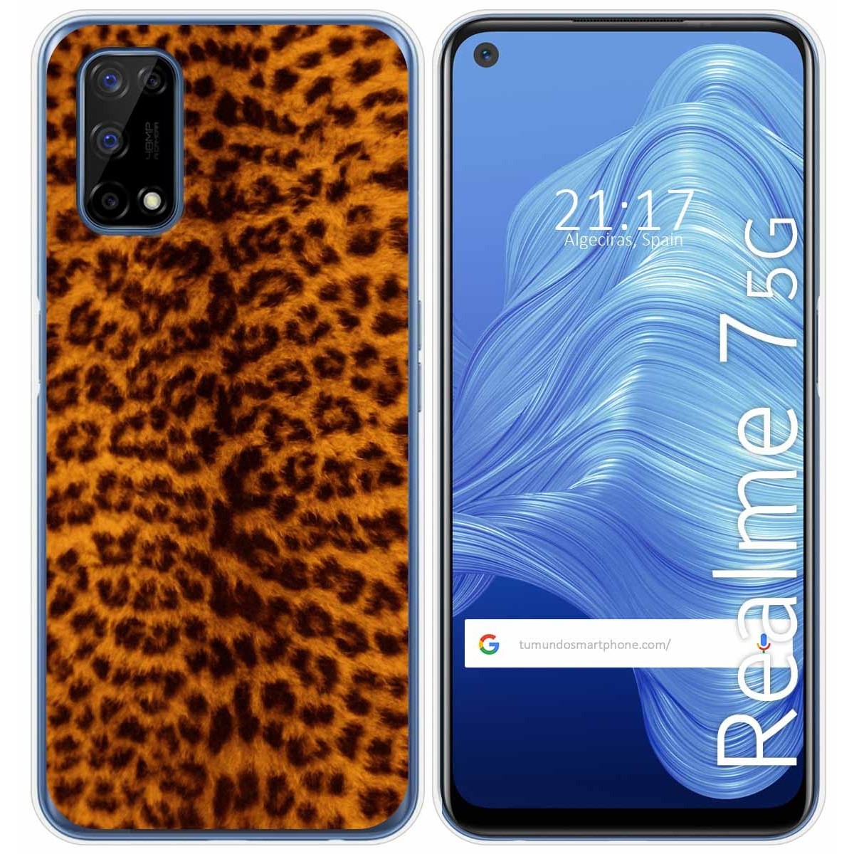 Funda Gel Tpu para Realme 7 5G diseño Animal 03 Dibujos