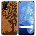 Funda Gel Tpu para Realme 7 5G diseño Cuero 03 Dibujos
