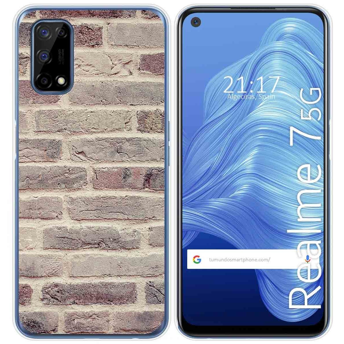 Funda Gel Tpu para Realme 7 5G diseño Ladrillo 01 Dibujos