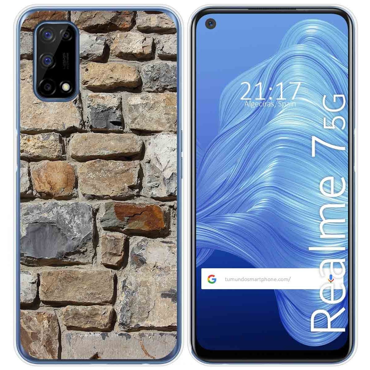 Funda Gel Tpu para Realme 7 5G diseño Ladrillo 03 Dibujos