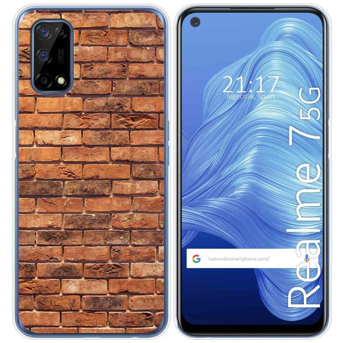 Funda Gel Tpu para Realme 7 5G diseño Ladrillo 04 Dibujos